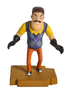 Hello Neighbor 3"Figure The Neighbor On Base Collectible Toy Game Merch Tiny
